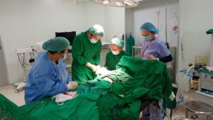 シェンクワン県病院での手術