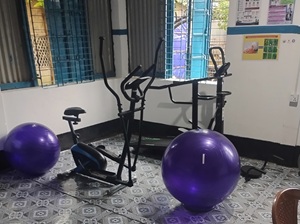 併設されたジム